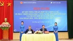 Sơn Đồng hợp tác thúc đẩy chuyển đổi số giai đoạn 2026 - 2030