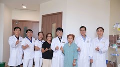 Vinmec Cần Thơ cứu bệnh nhân 75 tuổi có khối u gan lớn gần bằng quả bưởi