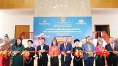 Trưng bày chuyên đề “Thực hành tín ngưỡng Then nhóm ngôn ngữ Tày - Thái” tại Trung tâm Văn hóa Việt Nam, Thủ đô Viêng Chăn, Lào     