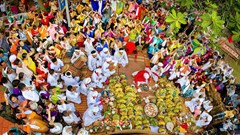 Rộn ràng Lễ hội Katê dưới chân tháp Pô Sah Inư