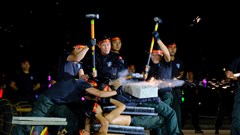 Mãn nhãn màn trình diễn võ thuật, nghiệp vụ của lực lượng Công an Nhân dân tại Đà Lạt