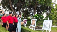 Triển lãm về Chủ tịch Hồ Chí Minh tại Khu Di tích Dục Thanh