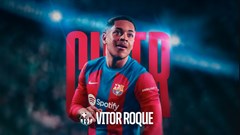 CHÍNH THỨC: Barca xác nhận Vitor Roque ra đi sau 8 tháng gia nhập