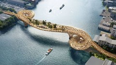 Tin vui cho team mê Thái: Bangkok xây cầu đi bộ đầu tiên qua sông Chao Phraya, thiết kế choáng ngợp ngay gần IconSiam