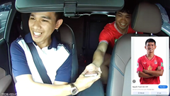 Công Phượng khiến anh tài xế taxi vừa mừng vừa hoang mang