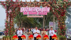 Đường hoa biển Đà Nẵng thu hút du khách trong ngày khai trương