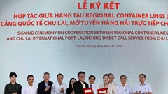 Hoàn thành nạo vét luồng hàng hải Kỳ Hà, cảng Chu Lai mở tuyến hàng hải trực tiếp đi Ấn Độ