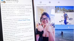 Xúc động lời cảm ơn của du khách Australia gửi đến cán bộ trật tự biển Đà Nẵng