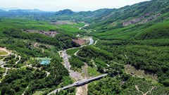 Toàn cảnh vị trí quy hoạch khu du lịch sinh thái dọc Quốc lộ 14G