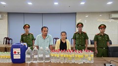 Triệt phá cơ sở sản xuất giấm giả quy mô lớn