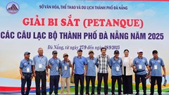 Khai mạc giải bi sắt các CLB thành phố Đà Nẵng năm 2025