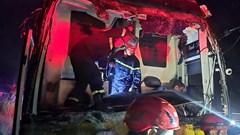 Tai nạn trên cao tốc Đà Nẵng - Quảng Ngãi, 5 người bị thương