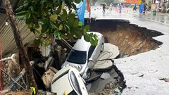 Đà Nẵng chỉ đạo khắc phục sự cố “hố tử thần” trên đường Nguyễn Công Trứ