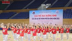 Khai mạc Giải thể dục dưỡng sinh các câu lạc bộ TP Đà Nẵng năm 2025