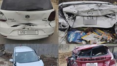 Tai nạn liên hoàn trên cao tốc La Sơn - Túy Loan, nhiều xe hư hỏng