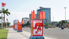 Đà Nẵng rực rỡ cờ hoa chào mừng Ngày bầu cử