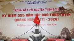 Trưng bày tư liệu, sách chào mừng 555 năm thành lập đạo Thừa tuyên Quảng Nam