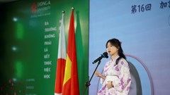 15 thí sinh tranh tài tại chung kết hùng biện tiếng Nhật quốc tế