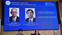 Giải Nobel Hóa học 2026 đặt nền móng cho nhiều loại thuốc hiện đại