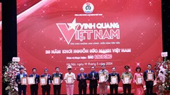 Vinh danh 20 tập thể, cá nhân tại chương trình Vinh quang Việt Nam năm 2024