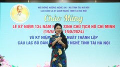 Lắng đọng làn điệu dân ca Ví, Giặm Nghệ Tĩnh tại Thủ đô