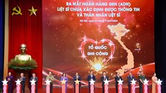 Thủ tướng bấm nút kích hoạt ngân hàng Gen liệt sĩ chưa có danh tính