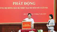 Bắc Ninh phân bổ 45 tỉ đồng cho các điạ phương phục hậu quả bão số 3