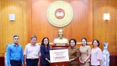 Bộ VHTTDL trao 1,5 tỉ đồng (đợt 1) ủng hộ đồng bào bị thiệt hại do bão số 3