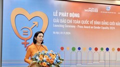 Lần đầu tiên phát động giải báo chí về bình đẳng giới