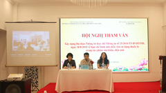 Tham vấn xây dựng dự thảo Thông tư về hạn chế sử dụng thuốc lá trong tác phẩm điện ảnh, sân khấu