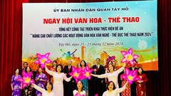 Sôi nổi tranh tài tại Ngày hội Văn hóa – Thể thao quận Tây Hồ