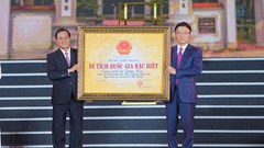 Cụm di tích Từ Lương Xâm đón nhận Bằng xếp hạng Di tích quốc gia đặc biệt