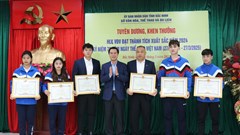 Bắc Ninh: Tuyên dương HLV, VĐV đạt thành tích xuất sắc năm 2024