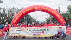 Gần 200.000 người tham gia chiến dịch “Triệu bước chân nhân ái“