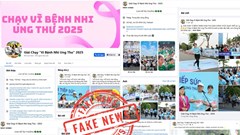 Bệnh viện K thông tin về việc giả mạo fanpage Giải chạy “Vì bệnh nhi ung thư 2025”