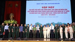 Gặp mặt đại biểu cựu chiến binh, cựu thanh niên xung phong, cựu công an nhân dân tiêu biểu