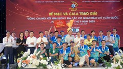 Đội bóng Trung tâm Phát thanh – Truyền hình Quân đội giành chức vô địch Press Cup 2025