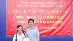 Cô bé lớp 6 lan tỏa tình yêu đọc sách đến cộng đồng