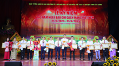 Bắc Giang kỷ niệm 100 năm Ngày Báo chí Cách mạng Việt Nam