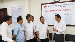 Kiểm tra công tác vận hành chính quyền địa phương 2 cấp tại Bắc Ninh