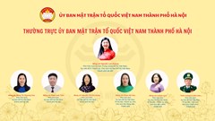 Ủy ban MTTQ Việt Nam TP Hà Nội công bố các Quyết định về nhân sự