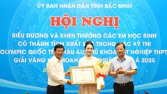 Bắc Ninh trao thưởng 500 triệu đồng cho mỗi HCV Olympic quốc tế