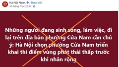 Phường Cửa Nam phản hồi về thông tin “thí điểm cấm xe xăng“