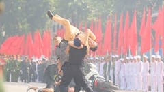 Hoành tráng màn biểu diễn của Công an TP tại “Ngày hội vì Thủ đô bình yên”