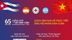 Cán mốc 65 tỉ đồng ủng hộ nhân dân Cuba chỉ sau 30 giờ phát động