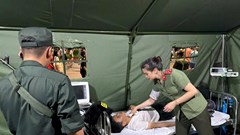 Bệnh viện Công an TP Hà Nội xử trí 14 trường hợp cấp cứu trong lần hợp luyện đầu tiên