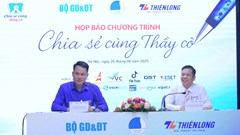 Chương trình “Chia sẻ cùng thầy cô” 2025 sẽ có quy mô lớn nhất từ trước đến nay