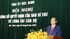 Chủ tịch UBND tỉnh Thái Nguyên được điều động, giữ chức Phó Bí thư Tỉnh ủy Bắc Ninh