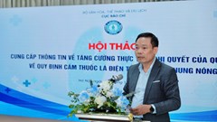 Tăng cường thực thi Nghị quyết của Quốc hội về cấm thuốc lá điện tử, thuốc lá nung nóng
