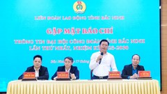 Hơn 300 đại biểu sẽ dự Đại hội Công đoàn tỉnh Bắc Ninh lần thứ I